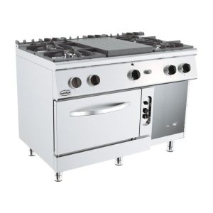 PLAQUE DE CUISSON BASE 700 4 BR. FOUR À GAZ Combisteel
