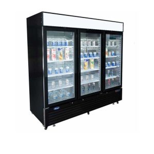 ARMOIRE VITREE POSITIVE – NOIR Atosa