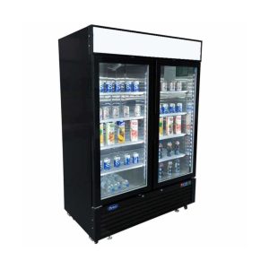 ARMOIRE VITREE NEGATIVE – NOIR Atosa