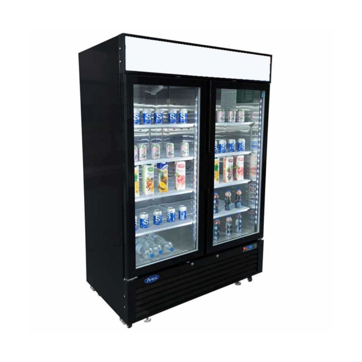 ARMOIRE VITREE NEGATIVE – NOIR Atosa