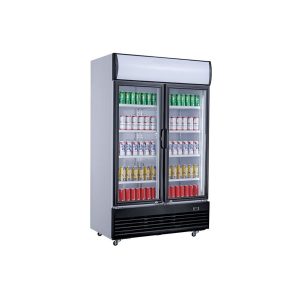 RÉFRIGÉRATEUR 2 PORTES EN VERRE 800L Combisteel