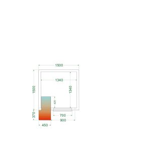 CHAMBRE FROIDE POSITIVE CRPF1515 Tefcold