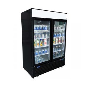 ARMOIRE VITREE POSITIVE – NOIR Atosa