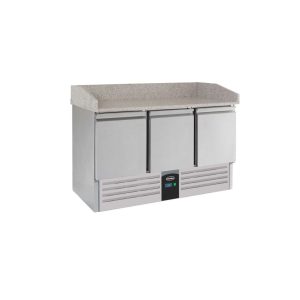 TABLE PRÉP POUR PIZZA 3 PORTES Combisteel