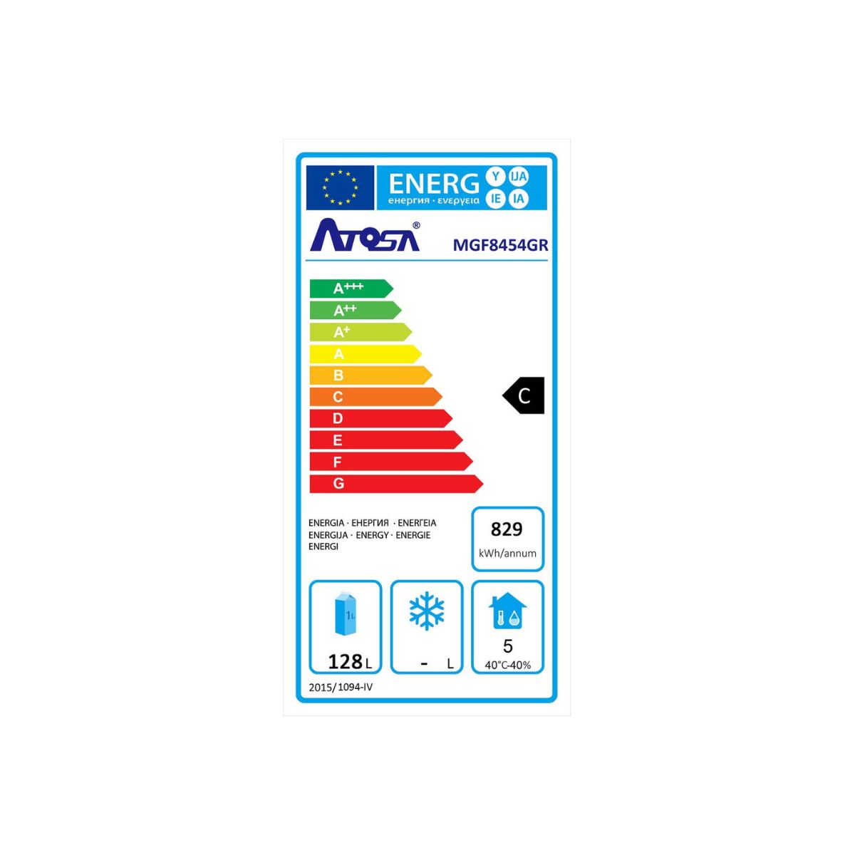 SOUBASSEMENT REFRIGERE 4 tiroirs 340L Atosa – Image 3