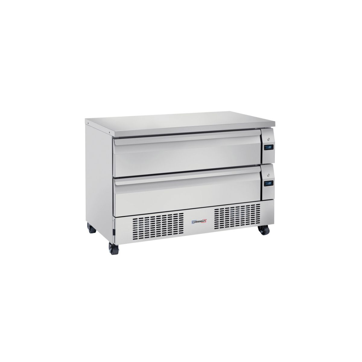 SOUBASSEMENT REFRIGERE 2 TIROIRS mixte positif-négatif 6 x GN 1/1 Casselin