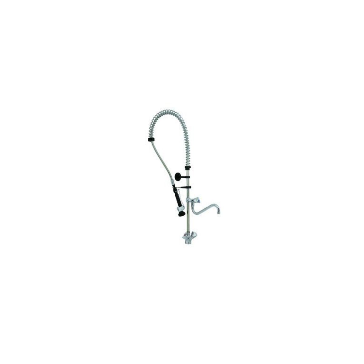 PRÉ DOUCHE DE RINÇAGE AVEC 1-TROU Combisteel