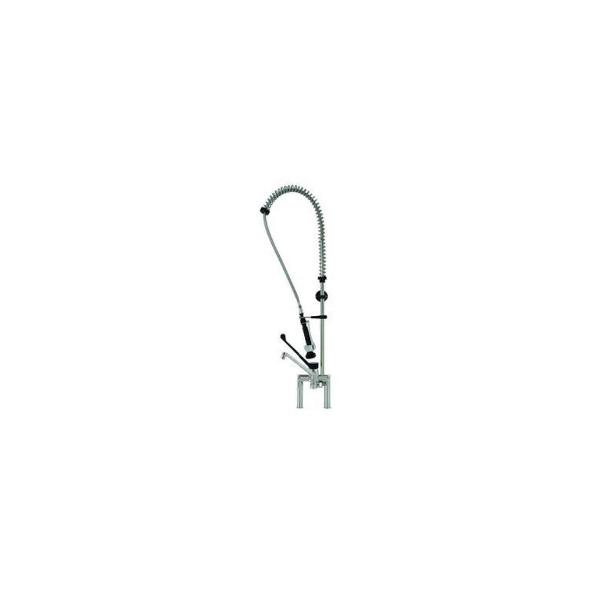 PRÉ DOUCHE DE RINÇAGE AVEC 2-TROUS Combisteel